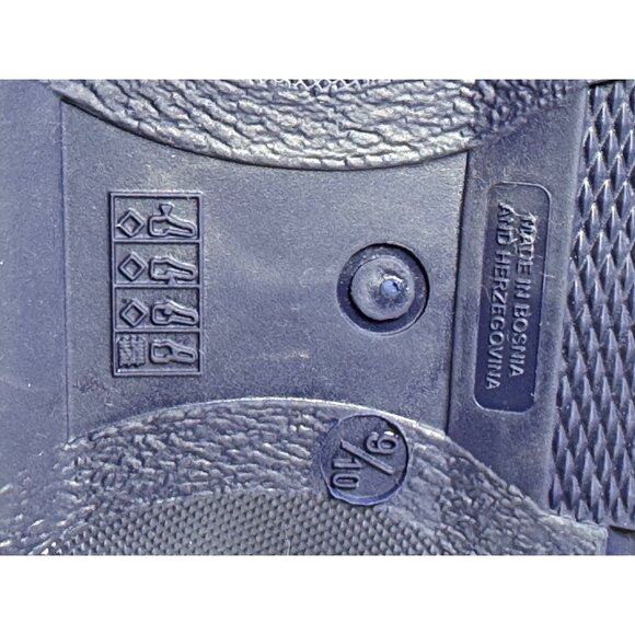 Gardenline mens Garden Clogs Size 9-10 Easy-Clean Blue Removable Patterned Inso - Picture 10 of 12